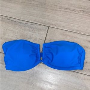 Strapless Blue bikini top